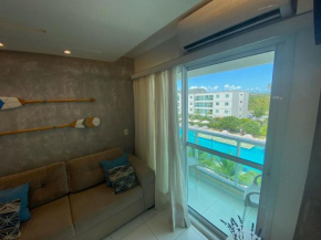 Apartamento frente piscina no Palm Village em Porto de Galinhas - 3A15